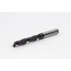 Твердосплавне свердло Ø 7,4 мм, хвостовик 8 мм x кут вершини 140° x спіраль 28°, 5XD, 2 канавки, покриття TiAlN, GP, TSC