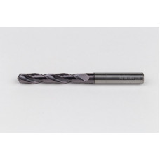 Твердосплавне свердло Ø 7,5 мм, хвостовик 8 мм x кут вершини 140° x спіраль 28°, 5XD, 2 канавки, покриття TiAlN, GP, TSC
