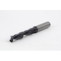 Твердосплавне свердло Ø 9 мм, хвостовик 10 мм x кут вістря 140° x спіраль 28°, 5XD, 2 канавки, покриття TiAlN, GP, TSC