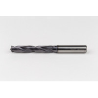 11.5mm Ø Carbide Drill, 12mm Shank x 140° Point Angle x 29° Helix, 5XD, 2 Flute, TiAlN Coated, GP, TSC