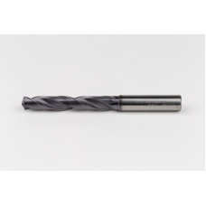 11.5mm Ø Carbide Drill, 12mm Shank x 140° Point Angle x 29° Helix, 5XD, 2 Flute, TiAlN Coated, GP, TSC