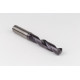 15.2mm Ø Carbide Drill, 16mm Shank x 140° Point Angle x 29° Helix, 5XD, 2 Flute, TiAlN Coated, GP, TSC