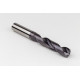 16mm Ø Carbide Drill, 16mm Shank x 140° Point Angle x 30° Helix, 5XD, 2 Flute, TiAlN Coated, GP, TSC