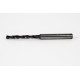 4.1mm Ø Carbide Drill, 6mm Shank x 140° Point Angle x 30° Helix, 5XD, 2 Flute, TiAlN Coated, Inox / SS, TSC