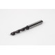 4.5mm Ø Carbide Drill, 6mm Shank x 140° Point Angle x 32° Helix, 5XD, 2 Flute, TiAlN Coated, Inox / SS, TSC