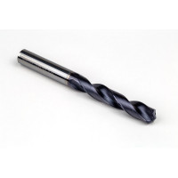 Твердосплавне свердло Ø 12 мм, хвостовик 12 мм x кут вістря 140° x спіраль 30°, 5XD, 2 канавки, покриття TiAlN, нержавіюча сталь / нержавіюча сталь, TSC