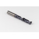13mm Ø Carbide Drill, 14mm Shank x 140° Point Angle x 28° Helix, 5XD, 2 Flute, TiAlN Coated, Inox / SS, TSC