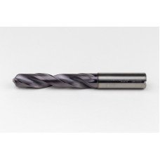 Твердосплавне свердло Ø 15,1 мм, хвостовик 16 мм x кут вершини 140° x спіраль 29°, 5XD, 2 канавки, покриття TiAlN, нержавіюча сталь / нержавіюча сталь, TSC