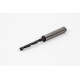 3.5mm Ø Carbide Drill, 6mm Shank x 140° Point Angle x 26° Helix, 8XD, 2 Flute, TiAlN Coated, GP, TSC