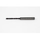 3.5mm Ø Carbide Drill, 6mm Shank x 140° Point Angle x 26° Helix, 8XD, 2 Flute, TiAlN Coated, GP, TSC