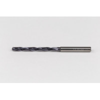 5.5mm Ø Carbide Drill, 6mm Shank x 140° Point Angle x 28° Helix, 8XD, 2 Flute, TiAlN Coated, GP, TSC