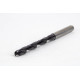 6.5mm Ø Carbide Drill, 8mm Shank x 140° Point Angle x 25° Helix, 8XD, 2 Flute, TiAlN Coated, GP, TSC