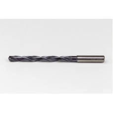 Твердосплавне свердло Ø 8,5 мм, хвостовик 10 мм x кут вершини 140° x спіраль 26°, 8XD, 2 канавки, покриття TiAlN, GP, TSC