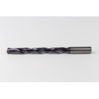 13.5mm Ø Carbide Drill, 14mm Shank x 140° Point Angle x 29° Helix, 8XD, 2 Flute, TiAlN Coated, GP, TSC
