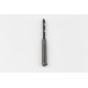 3.5mm Ø Carbide Drill, 6mm Shank x 140° Point Angle x 26° Helix, 8XD, 2 Flute, TiAlN Coated, Inox / SS, TSC