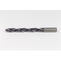 Твердосплавне свердло Ø 13,5 мм, хвостовик 14 мм x кут вершини 140° x спіраль 29°, 8XD, 2 канавки, покриття TiAlN, нержавіюча сталь / нержавіюча сталь, TSC