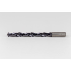 Твердосплавне свердло Ø 15 мм, хвостовик 16 мм x кут вістря 140° x спіраль 28°, 8XD, 2 канавки, покриття TiAlN, нержавіюча сталь / сталь, TSC