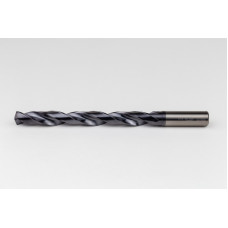 Твердосплавне свердло Ø 15,5 мм, хвостовик 16 мм x кут вершини 140° x спіраль 29°, 8XD, 2 канавки, покриття TiAlN, нержавіюча сталь / нержавіюча сталь, TSC