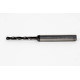 3mm Ø Carbide Drill, 6mm Shank x 118° Point Angle x 23° Helix, 5XD, 2 Flute, DLC Coated, AL, TSC