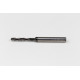 3.5mm Ø Carbide Drill, 6mm Shank x 118° Point Angle x 26° Helix, 5XD, 2 Flute, DLC Coated, AL, TSC