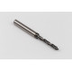 3.5mm Ø Carbide Drill, 6mm Shank x 118° Point Angle x 26° Helix, 5XD, 2 Flute, DLC Coated, AL, TSC