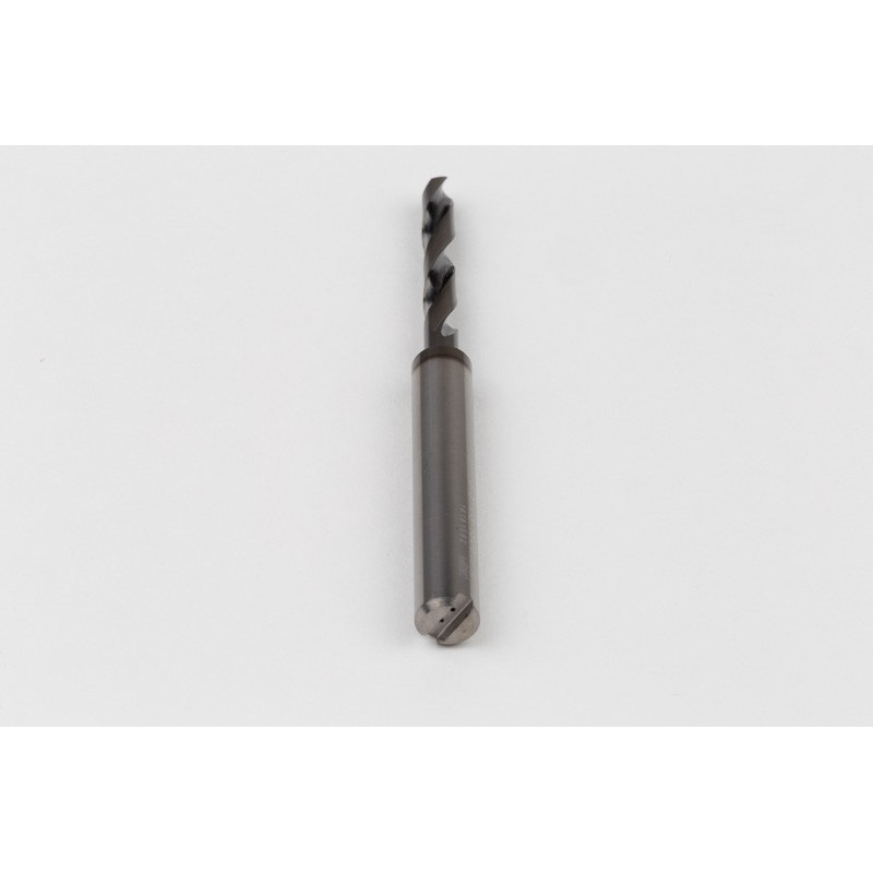 3.5mm Ø Carbide Drill, 6mm Shank x 118° Point Angle x 26° Helix, 5XD, 2 Flute, DLC Coated, AL, TSC