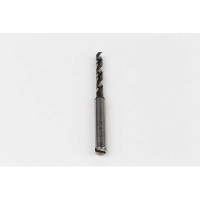 4.1mm Ø Carbide Drill, 6mm Shank x 118° Point Angle x 30° Helix, 5XD, 2 Flute, DLC Coated, AL, TSC
