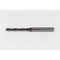 4.2mm Ø Carbide Drill, 6mm Shank x 118° Point Angle x 30° Helix, 5XD, 2 Flute, DLC Coated, AL, TSC