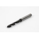 4.7mm Ø Carbide Drill, 6mm Shank x 118° Point Angle x 33° Helix, 5XD, 2 Flute, DLC Coated, AL, TSC