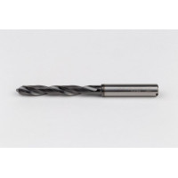 5.5mm Ø Carbide Drill, 6mm Shank x 118° Point Angle x 28° Helix, 5XD, 2 Flute, DLC Coated, AL, TSC