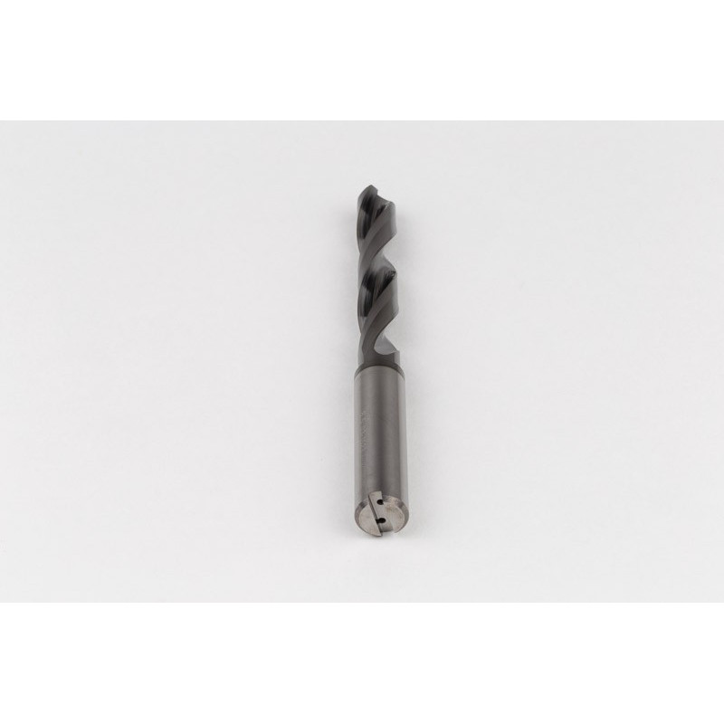 Твердосплавне свердло Ø 9 мм, хвостовик 10 мм x кут вістря 118° x спіраль 28°, 5XD, 2 канавки, покриття DLC, алюміній, TSC
