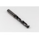 10.5mm Ø Carbide Drill, 12mm Shank x 118° Point Angle x 27° Helix, 5XD, 2 Flute, DLC Coated, AL, TSC