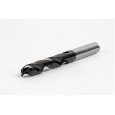 10.8mm Ø Carbide Drill, 12mm Shank x 118° Point Angle x 28° Helix, 5XD, 2 Flute, DLC Coated, AL, TSC