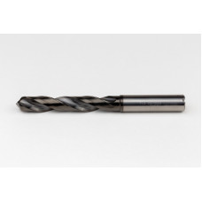 11.2mm Ø Carbide Drill, 12mm Shank x 118° Point Angle x 28° Helix, 5XD, 2 Flute, DLC Coated, AL, TSC