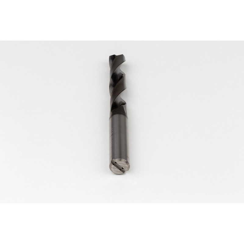 11.5mm Ø Carbide Drill, 12mm Shank x 118° Point Angle x 29° Helix, 5XD, 2 Flute, DLC Coated, AL, TSC