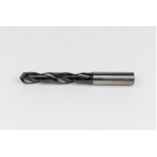 Твердосплавне свердло Ø 12,5 мм, хвостовик 14 мм x кут вершини 118° x спіраль 27°, 5XD, 2 канавки, покриття DLC, алюміній, TSC