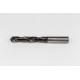 12.5mm Ø Carbide Drill, 14mm Shank x 118° Point Angle x 27° Helix, 5XD, 2 Flute, DLC Coated, AL, TSC