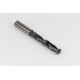 12.5mm Ø Carbide Drill, 14mm Shank x 118° Point Angle x 27° Helix, 5XD, 2 Flute, DLC Coated, AL, TSC