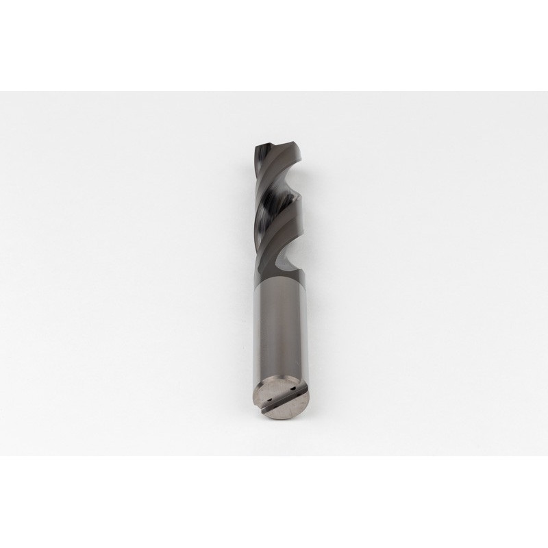 16mm Ø Carbide Drill, 16mm Shank x 118° Point Angle x 30° Helix, 5XD, 2 Flute, DLC Coated, AL, TSC