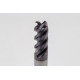 12mm Dia. Carbide Fine Roughing End Mill, 4 Flute, TiAlN Coated, 12mm Smooth Shank x 26mm LOC, 0.2mm Chamfer, FPCHH