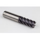 20mm Dia. Carbide Fine Roughing End Mill, 6 Flute, TiAlN Coated, 20mm Smooth Shank x 38mm LOC, 0.2mm Chamfer, FPCHH