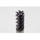 20mm Dia. Carbide Fine Roughing End Mill, 6 Flute, TiAlN Coated, 20mm Smooth Shank x 38mm LOC, 0.2mm Chamfer, FPCHH