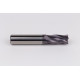 16mm Dia. Carbide Fine Roughing End Mill, 4 Flute, TiAlN Coated, 16mm Smooth Shank x 32mm LOC, 0.55mm Chamfer, FPCHH