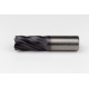 25mm Dia. Carbide Fine Roughing End Mill, 5 Flute, TiAlN Coated, 25mm Smooth Shank x 45mm LOC, 0.55mm Chamfer, FPCHH