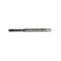 M4x0.7 M HSS-E Spiral Flute Tap, 4.5mm Shank x 7mm Thread Length, 2.5XD, Mod. Bottoming, 3 Flute, 6H, Hardslick Coated