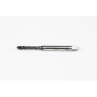 M4.5x0.75 M HSS-E Spiral Flute Tap, 6mm Shank x 8mm Thread Length, 2.5XD, Mod. Bottoming, 3 Flute, 6H, Hardslick Coated