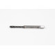 M4.5x0.75 M HSS-E Spiral Flute Tap, 6mm Shank x 8mm Thread Length, 2.5XD, Mod. Bottoming, 3 Flute, 6H, Hardslick Coated