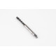 M4.5x0.75 M HSS-E Spiral Flute Tap, 6mm Shank x 8mm Thread Length, 2.5XD, Mod. Bottoming, 3 Flute, 6H, Hardslick Coated