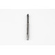 M4.5x0.75 M HSS-E Spiral Flute Tap, 6mm Shank x 8mm Thread Length, 2.5XD, Mod. Bottoming, 3 Flute, 6H, Hardslick Coated