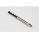 M5x0.8 M HSS-E Spiral Flute Tap, 6mm Shank x 8mm Thread Length, 2.5XD, Mod. Bottoming, 3 Flute, 6H, Hardslick Coated